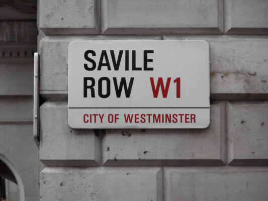 Savile Row Sign
