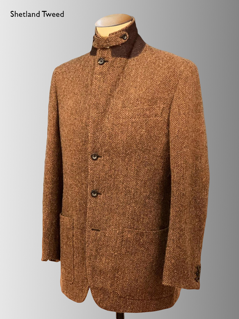 Andrew Black Savile Row Shetland Tweed